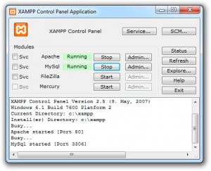 Start XAMPP