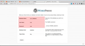 Setup WordPress Database