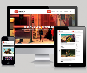 Bouncy - Mobile-Responsive-Portfolio-WordPress-Theme