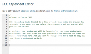 CSS-editor