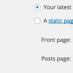 WordPress: Using Custom Page as Homepage